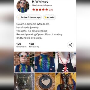 I'm on Depop. Come check it out and say hi.@WildcardWhimsy